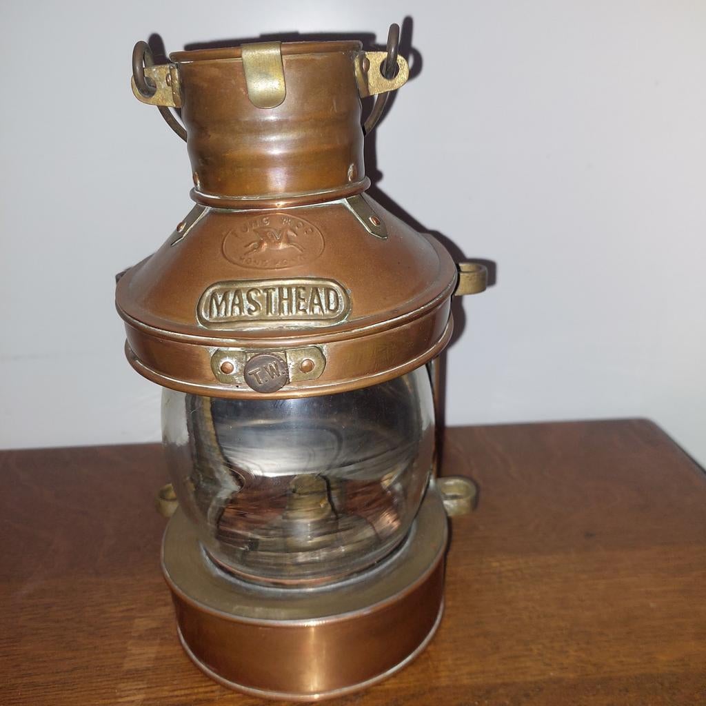 Antieke Masthead Lamp, Ophalen