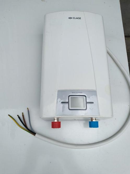 Clage elektrische doorstromer duurzaam geiser, Doe-het-zelf en Verbouw, Geisers en Boilers, Zo goed als nieuw, Boiler, Minder dan 3 jaar oud