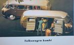 Ansichtkaart reclame voor de VW T1 Kombi bus 50 jaar in 2000, Ophalen of Verzenden, 1980 tot heden, Ongelopen, Voertuig
