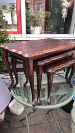 Elegante bijzettafeltjes, Ophalen, Gebruikt, Rechthoekig, Brocante