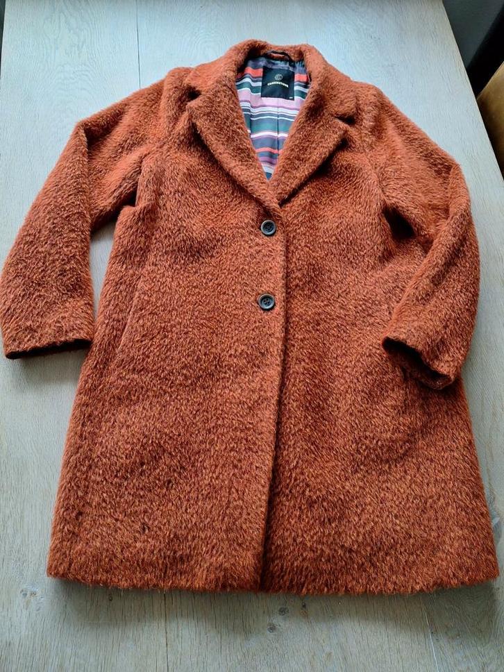 Mantel Creenstone, maat 44, terra bruin/oranje, Kleding | Dames, Jassen | Winter, Gedragen, Maat 42/44 (L), Oranje, Ophalen of Verzenden