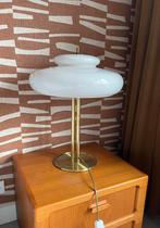 Vintage Art Deco/Hollywood Regency style lamp, Huis en Inrichting, Lampen | Tafellampen, Metaal, Zo goed als nieuw, 50 tot 75 cm