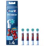 Oral-B PRO Kids - Spiderman opzetborstels 4 stuks, Ophalen of Verzenden, Nieuw, Opzetborstel