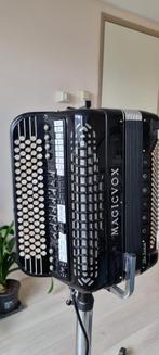 Magicvox DeLuxe knop accordeon knopaccordeon, Muziek en Instrumenten, Zo goed als nieuw, Met koffer, 120-bas, Ophalen