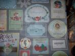 1 Rol Behang  Vintage, Huis en Inrichting, Stoffering | Behang, Ophalen of Verzenden, Minder dan 10 m², Geel, Vintage