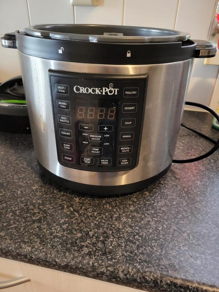 Crock-Pot Express Pot - Snelkookpan & Slowcooker, Witgoed en Apparatuur, Slowcookers, Gebruikt, Timer, Ophalen of Verzenden