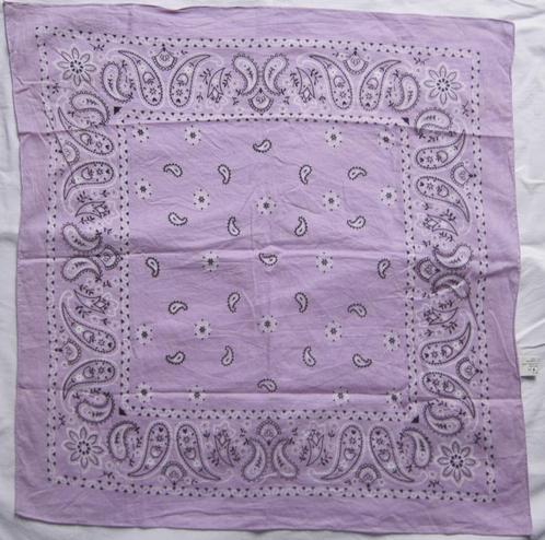 Sjaal vierkant katoen lila circa 50 x 50 cm, Kleding | Dames, Mutsen, Sjaals en Handschoenen, Gedragen, Sjaal, Ophalen
