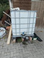 IBC container 1000 liter, Tuin en Terras, Regentonnen, 150 liter of meer, Ophalen, Gebruikt