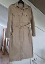 Levure jurk met tailleband 100% Katoen., Maat 38/40 (M), Beige, Ophalen of Verzenden, Zo goed als nieuw