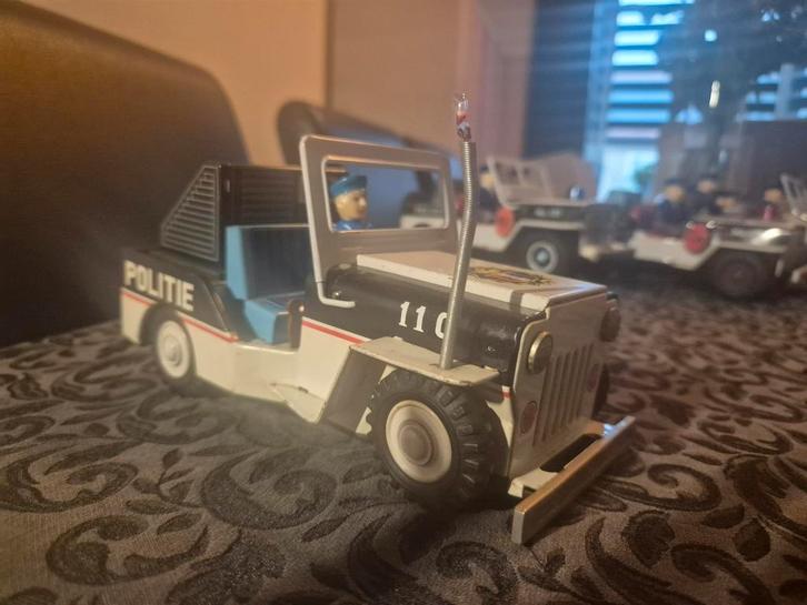 Vintage Chiko Politie Jeep - Made in Japan, Antiek en Kunst, Antiek | Speelgoed, Ophalen of Verzenden