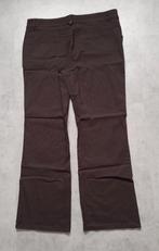 Bruin gestreepte stretch BROEK / pantalon. Maat 46, Bruin, Maat 46/48 (XL) of groter, Ophalen of Verzenden, Zo goed als nieuw