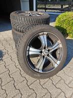 4 winterbanden met lichtmetalen velgen (VW Tiguan), Auto-onderdelen, Banden en Velgen, Ophalen, 18 inch, Gebruikt, Banden en Velgen