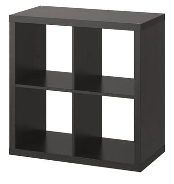 KALLAX IKEA zwartbruin open kast 4 vakken beschikbaar voor biedingen