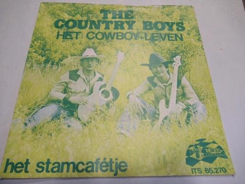 THE COUNTRY BOYS # HET COWBOY LEVEN / HET STAM CAFÉTJE, Cd's en Dvd's, Vinyl | Nederlandstalig, Zo goed als nieuw, Levenslied of Smartlap