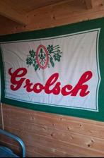 Grolsch Vlag Reclame, Verzamelen, Biermerken, Ophalen, Gebruikt, Reclamebord, Plaat of Schild, Grolsch