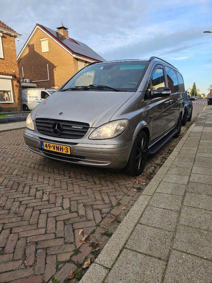 Youngtimer! dikke volle en erg mooie Merc Viano 3.0 v6 2008, Auto's, Bestelauto's, Particulier, Achteruitrijcamera, Adaptive Cruise Control