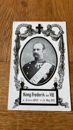 Oude ansichtkaart Koning Frederik den VIII 1912, Ophalen of Verzenden, Zo goed als nieuw, Kaart, Foto of Prent, Buitenland
