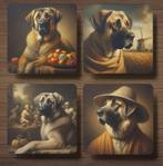 Kangal Rembrandt stijl onderzetters met houder, Ophalen of Verzenden, Nieuw, Glas of Kopje