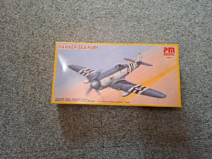 1/72 PM Model Sea Fury FB.11, Hobby en Vrije tijd, Modelbouw | Vliegtuigen en Helikopters, Zo goed als nieuw, Vliegtuig, 1:72 tot 1:144