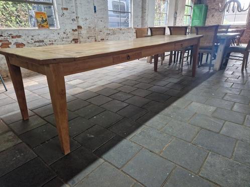 Mooie 300 cm lange boerentafel bezorging aan huis inbegrepen, Huis en Inrichting, Tafels | Eettafels, Gebruikt, 200 cm of meer