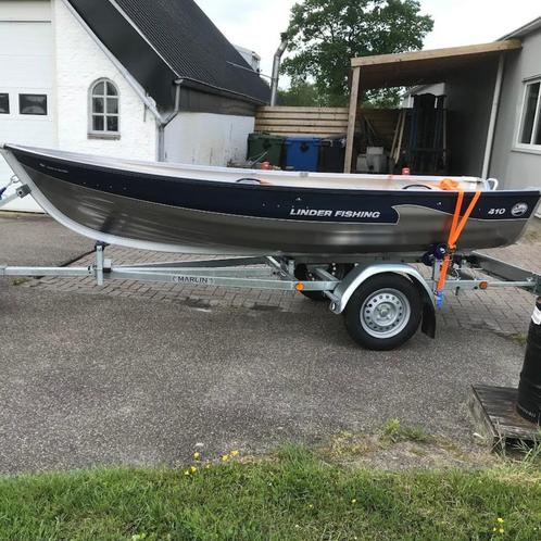 Linder Fishing 410, Watersport en Boten, Hengelsport | Algemeen, Zo goed als nieuw, Overige typen, Ophalen