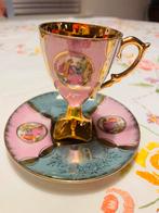 Trèves Porselein Demitasse Kop en Schotel Fragonard, Antiek en Kunst, Antiek | Porselein, Ophalen of Verzenden