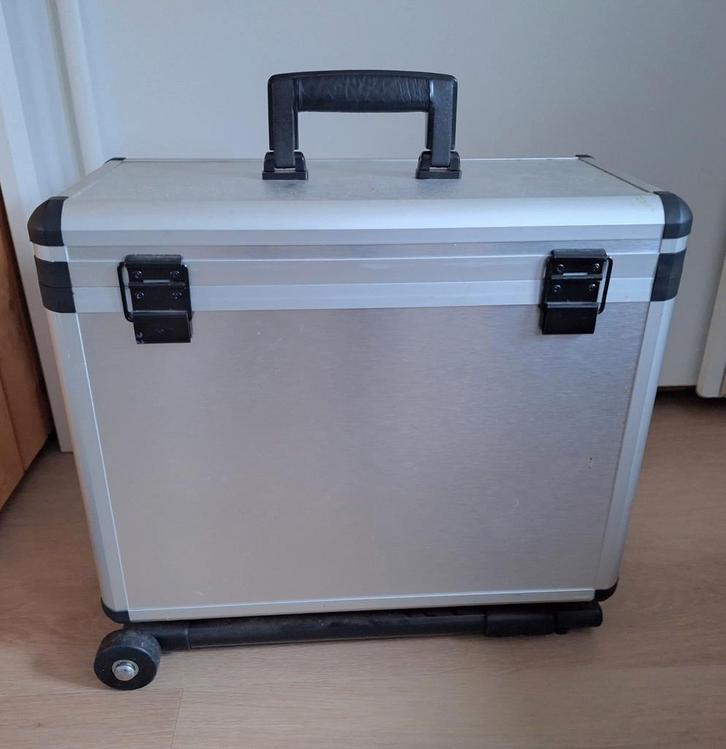 Hulshof Trolley Koffer, Sieraden, Tassen en Uiterlijk, Beautycases, Zo goed als nieuw, Hardcase, Met slot, Ophalen