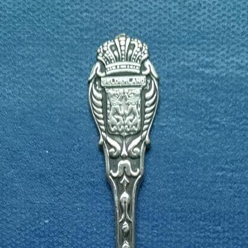 verzilverd lepeltje provincie Gelderland (A kroontje H) beschikbaar voor biedingen