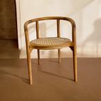 Ronde houten stoel met gewoven koord (meerdere stuks), Ophalen
