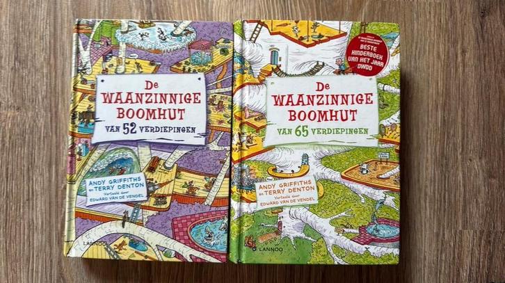 Andy Griffiths - De waanzinnige boomhut van 65 verdiepingen, Boeken, Kinderboeken | Jeugd | onder 10 jaar, Zo goed als nieuw, Fictie algemeen