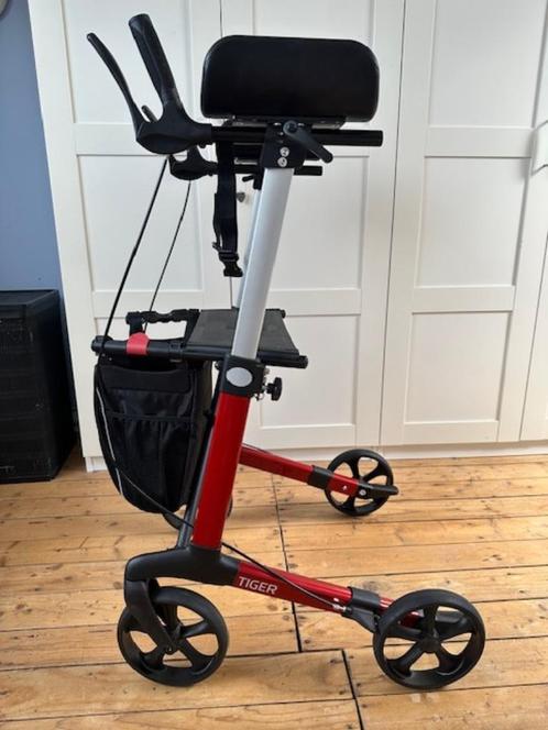 Mobilex Tiger Armschaal rollator, Diversen, Rollators, Zo goed als nieuw, Opvouwbaar, Ophalen of Verzenden