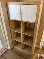 Kallax kast 8 vakken, Huis en Inrichting, Ophalen, Met deur(en), Ikea praktisch, 100 tot 150 cm