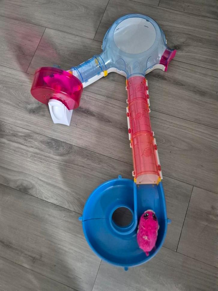 Zhu Zhu Hamster Speelhuis, speelrad en glijbaan 2x, Kinderen en Baby's, Speelgoed | Overig, Gebruikt, Jongen of Meisje, Ophalen of Verzenden