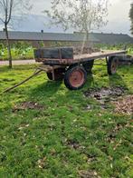 platte boeren wagen, Auto diversen, Aanhangers en Bagagewagens, Ophalen, Gebruikt