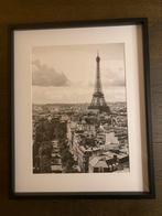 Fotolijst zwart passe-partout Eiffeltoren Parijs, Antiek en Kunst, Kunst | Tekeningen en Foto's, Ophalen of Verzenden