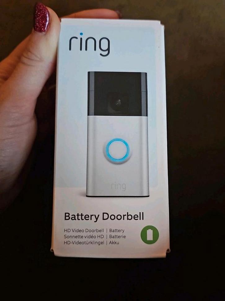 Nieuwe Ring deurbel op batterij, Huis en Inrichting, Deurbellen, Nieuw, Compatibel met smartphone, Terugspreekfunctie, Ophalen of Verzenden