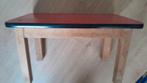 bijzet tafel plantentafel rood jaren 50, 45 tot 60 cm, Minder dan 55 cm, Gebruikt, Ophalen of Verzenden