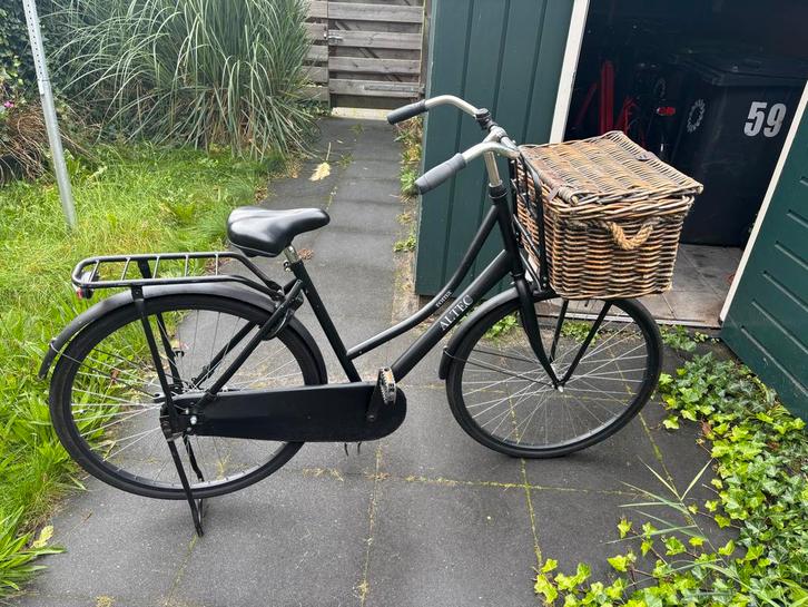 Roma Altec Omafiets met Mand en Slot, Fietsen en Brommers, Fietsen | Dames | Damesfietsen, Gebruikt, Overige merken, 53 tot 56 cm