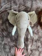 Olifant Knuffel Kop - Wild & Soft - ZGAN, Ophalen of Verzenden, Zo goed als nieuw, Olifant