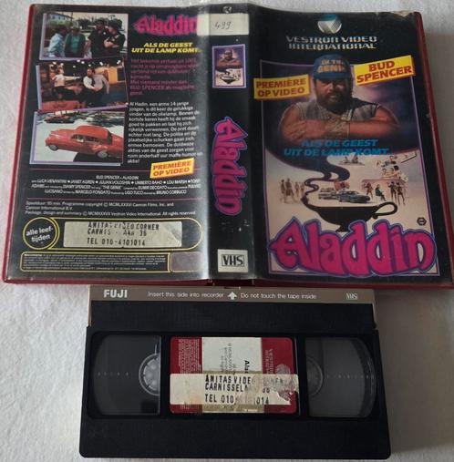 Bud Spencer Aladdin VHS Comedy EX-RENTAL, Cd's en Dvd's, VHS | Film, Gebruikt, Komedie, Alle leeftijden, Ophalen of Verzenden