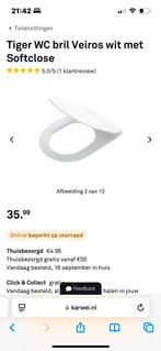 Wc bril nieuw, Doe-het-zelf en Verbouw, Sanitair, Ophalen, Nieuw, Toilet