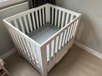 Coming Kids box Salty (85105cm) + lade, matras & 2 kleedjes, Ophalen, Gebruikt, Rechthoekig, In hoogte verstelbaar