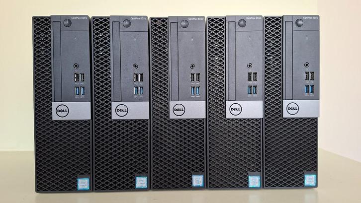 DELL optiplex 5050 SFF, Computers en Software, Desktop Pc's, Refurbished, 3 tot 4 Ghz, SSD, 8 GB, Met videokaart, Ophalen of Verzenden