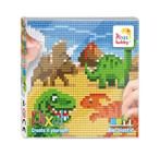 Pixelhobby Create it yourself set 44019 dinosauriërs 12 x 12, Materiaal, ., Nieuw, Ophalen of Verzenden