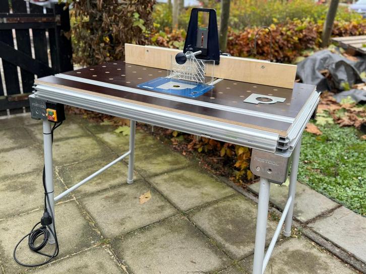 Festool MFT/3 Tafel met Freeslift en Festool geleider, Doe-het-zelf en Verbouw, Werkbanken, Gebruikt, 70 tot 120 cm, Ophalen