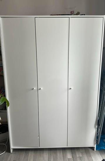 Ikea KLEPPSTAD wit kledingkast 