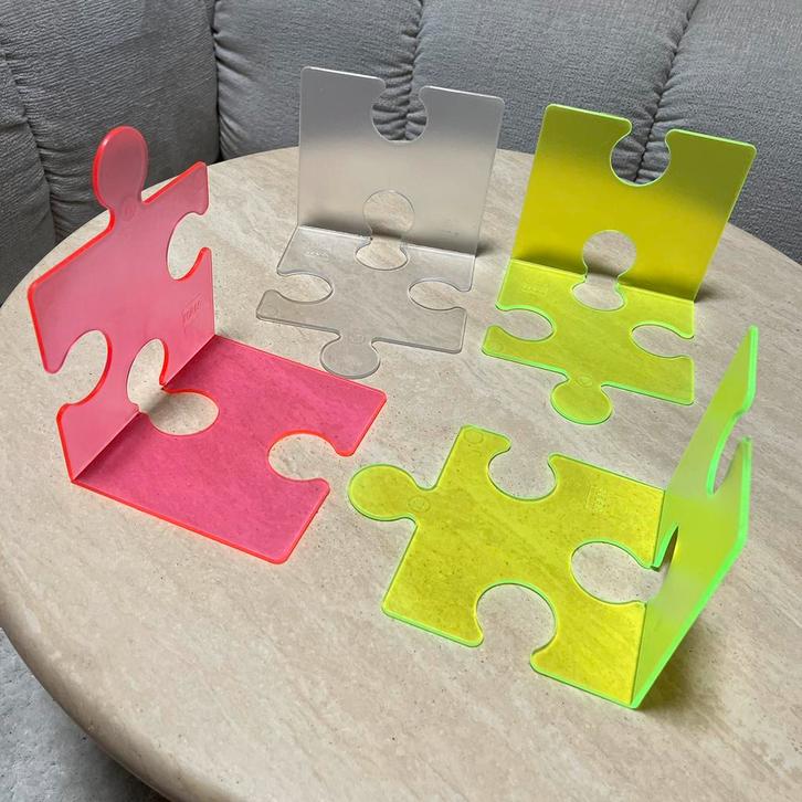 HAN puzzel boekensteunen - twee setjes, Huis en Inrichting, Woonaccessoires | Overige, Ophalen of Verzenden