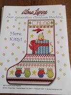 Borduurpatroon alma lynne, here kitty, Hobby en Vrije tijd, Borduren en Borduurmachines, Ophalen of Verzenden, Zo goed als nieuw