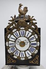 comtoise, cartouche haan met 4delig boekwerk Bergmann, Antiek en Kunst, Antiek | Klokken, Ophalen