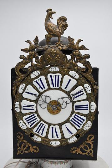 comtoise, cartouche haan met 4delig boekwerk Bergmann beschikbaar voor biedingen